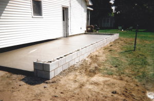 Driveways and Patios -- Curing patio slabwork