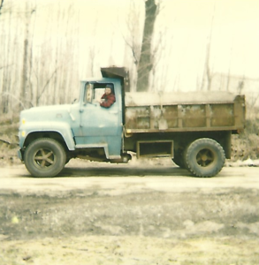 Excavating -- 1980s Dump Truck