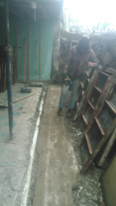 Basement Wall Repair -- Footer Prep